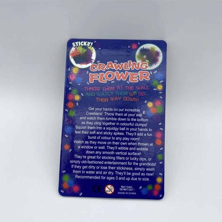 Juguetes Para Bebes Colorful Climbing Flowers Soft Stress Relief TPR Magic Kids Gift Funny Fidget Toys