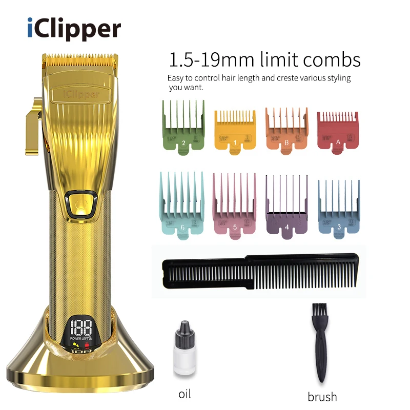  IClipper-K32s профессиональные машинки для стрижки волос триммер мужчин беспроводные парикмахеров и