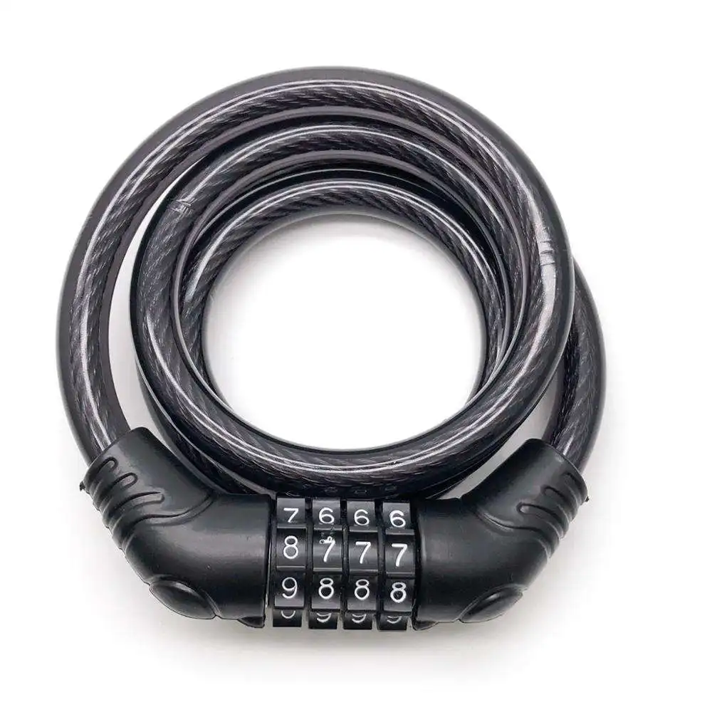 4 Digits Steel Bicycle Parts Bicycle Accessory Combination Lock