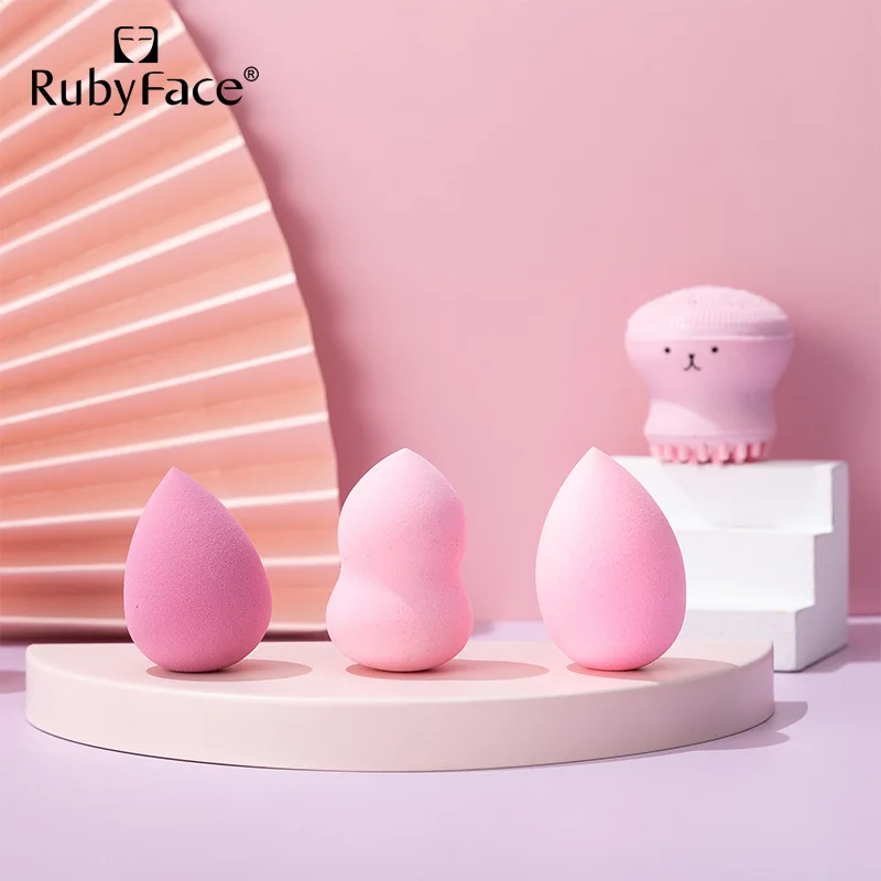 Wholesale stock  Latex free Makeup Sponge Blender Egg Makeup Powder Puff beauty  cosmetics puff