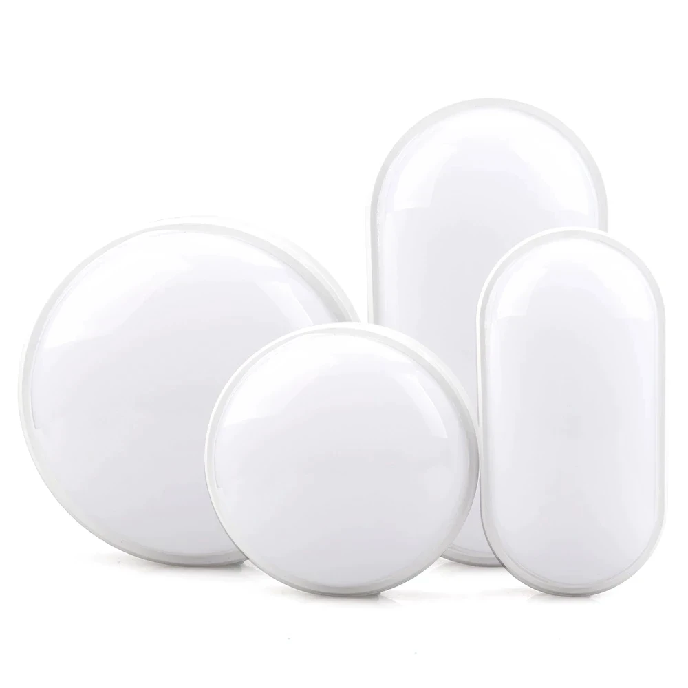 Bulkhead Light Fixture  Moisture Proof Wall Lamp IP65 Waterproof Outdoor Indoor Modern Lamp for Home Bathroom Balcony Garden Y