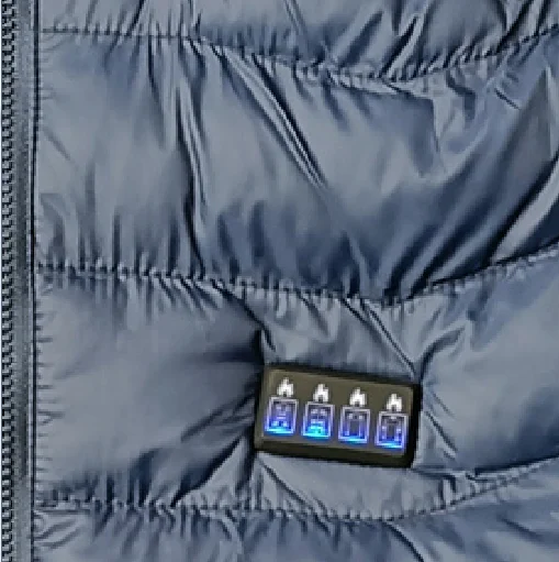 Factory Supply Customizable Electric Heated Clothes With Climate Control Winter Self Heating Jacket for Men
