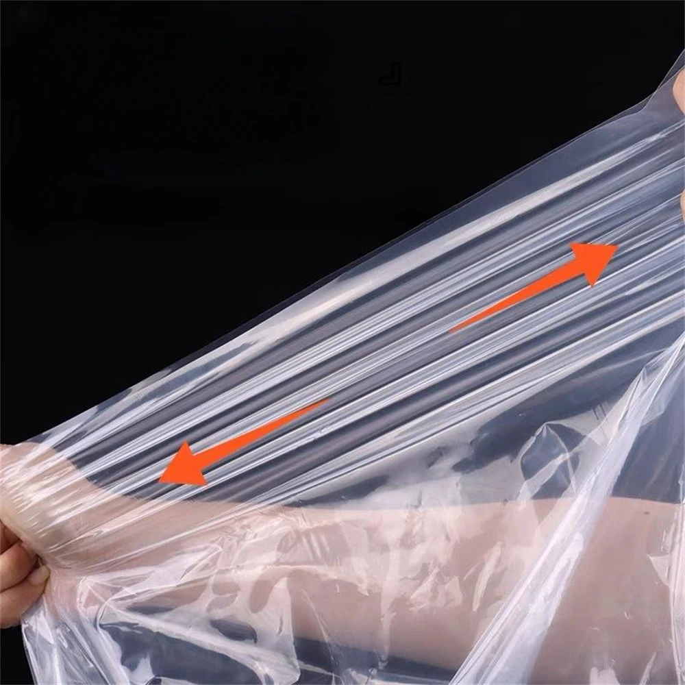 Reusable ldpe dust proof plastic transparent box waterproof plastic pallet cover