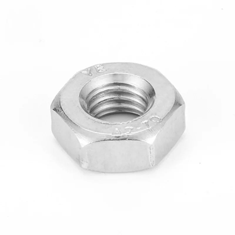 304 Stainless Steel And Din934 Outer Hexagon Nut Screw Cap