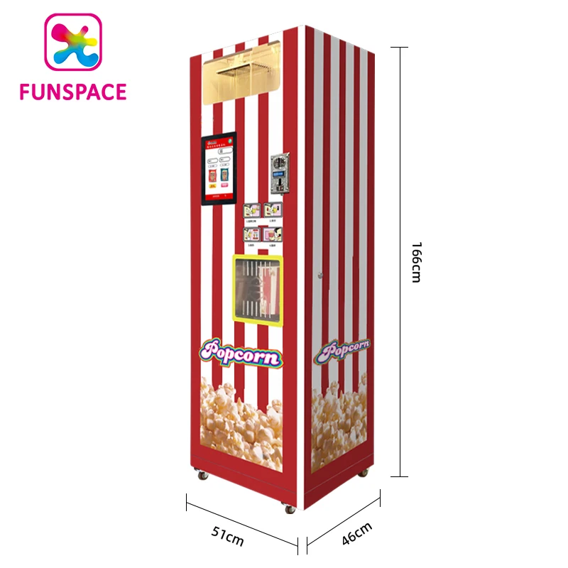 Автоматический автомат Funspace для попкорна цена высокое качество машина