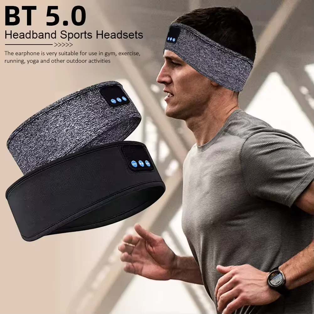 Wireless Detachable Earphones & Headphones Sports BT3.0 Music Headband Customized Accept Customize Logo