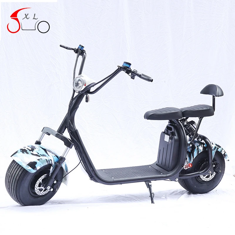 Горячая продажа подвижность Fat Tyre электрический скутер 1000 Вт с 2 местами