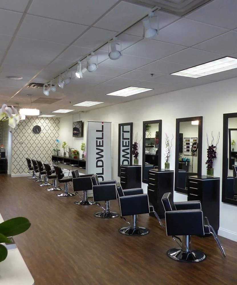 classic style hairdressing salon mirror station for barber shop