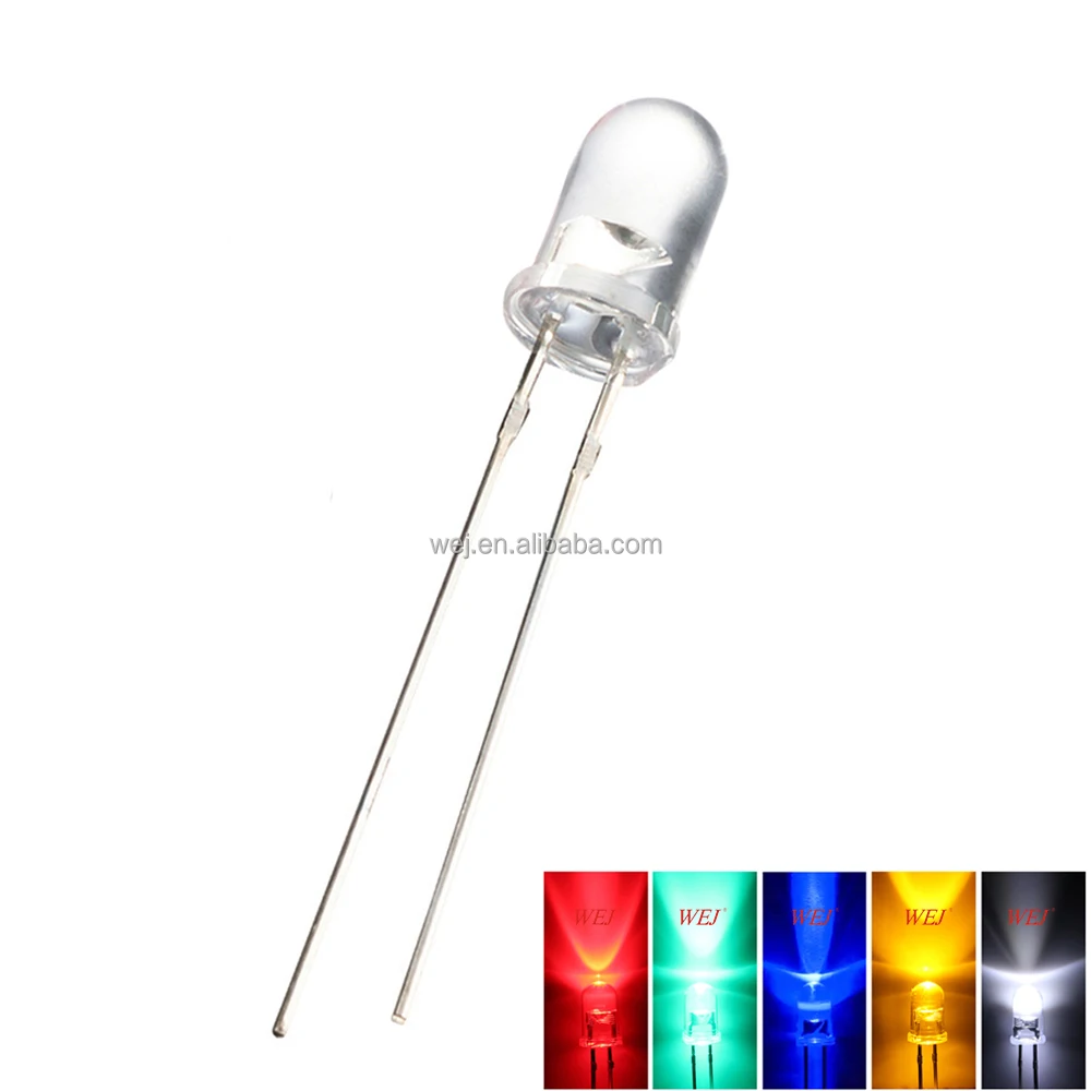 Factory led diode 5mm 3mm Red Green Blue Yellow White Orange Rgb dual color Dip diode Led Light 2mm 8mm 10mm 3mm 5mm Led Diode