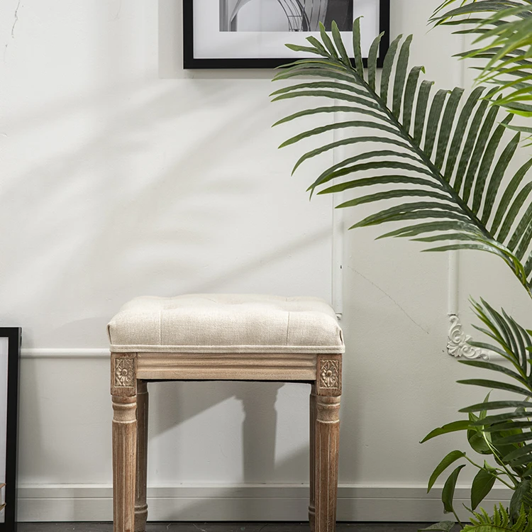 Top Quality Upholstered Home Furniture Customized Style Living Room Nordic Sofa Bench