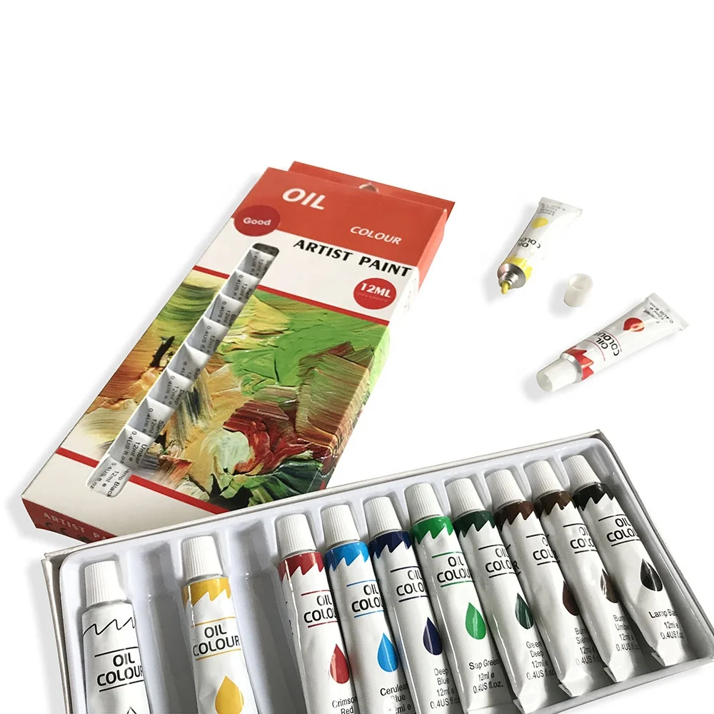 12ml Quality Bulk Artist Kids Oil Colour Painting for