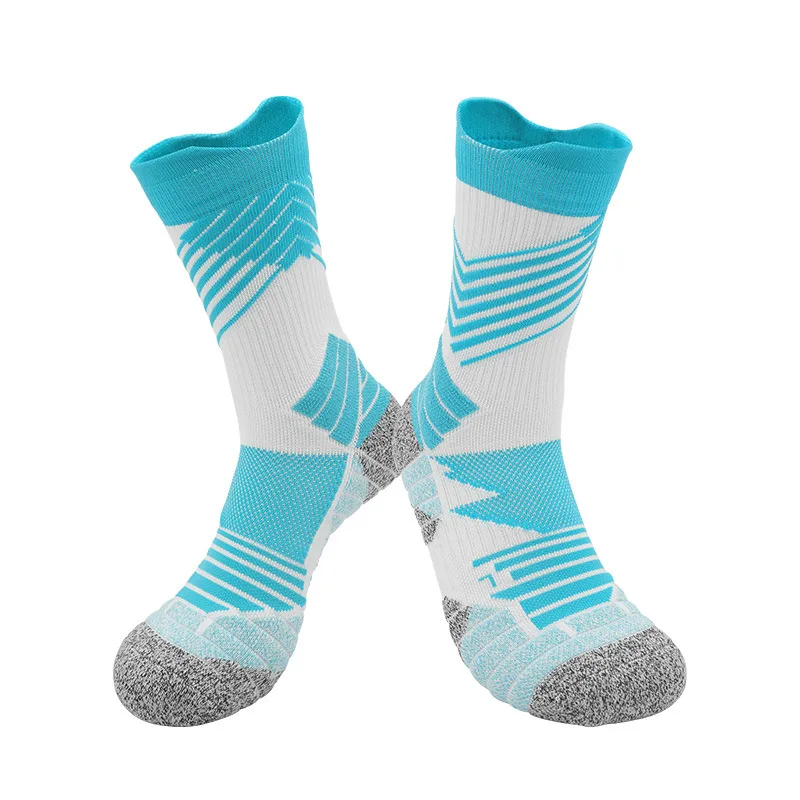 New Design High Quality Cotton Socks Towel Bottom Crew Basketball Men Sport Socks Gym Socks Custom Logo