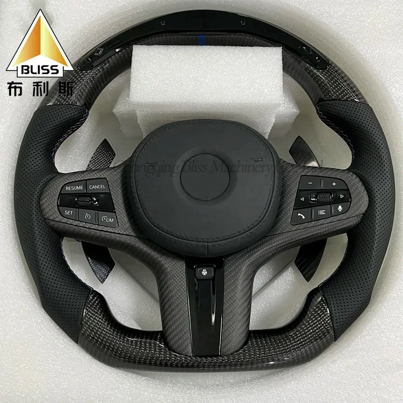 Carbon Fiber Steering Wheel Cover Carbon Fiber Steering Wheel For BMW F15
