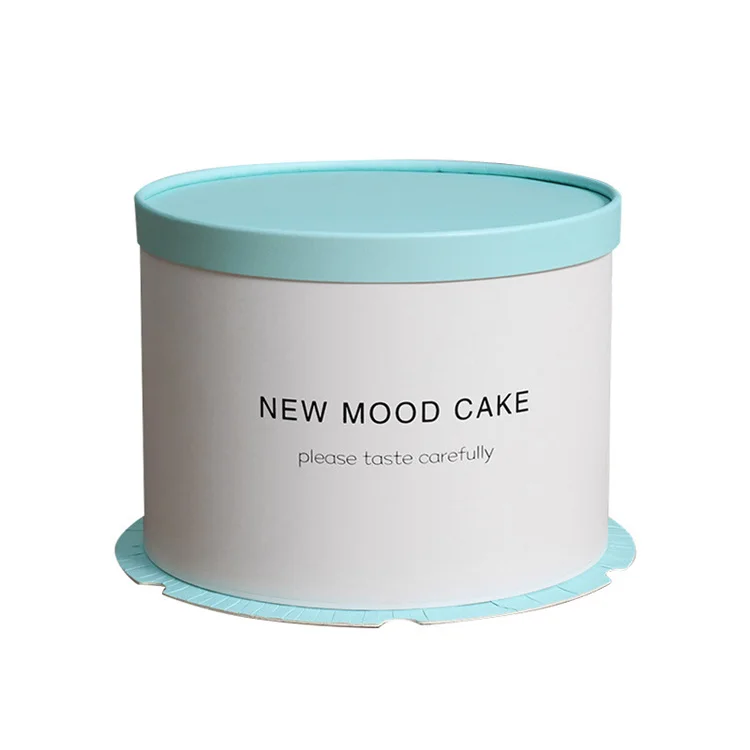 Custom logo Luxury Cake Box 8 inch multilayer pink cake box tall disposable food grade blister round gift rose large box
