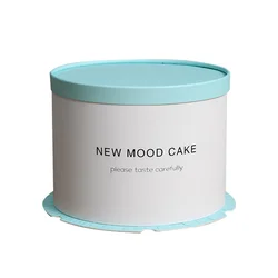 Custom logo Luxury Cake Box 8 inch multilayer pink cake box tall disposable food grade blister round gift rose large box