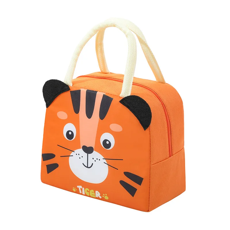 High Quality Oxford Lunch Cooler Bag 3D Thermal Kids Insulated Bag Food Delivery Cooler Bag can Custom Logo