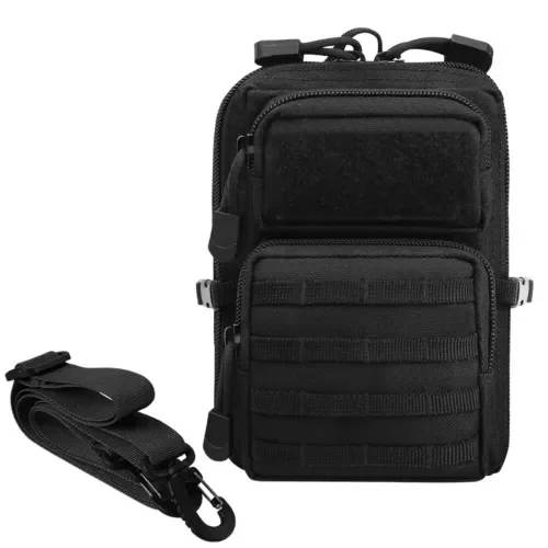 Unisex Small Tactical Molle Pouch Unisex Messenger Chest Sling Bag Cargo Pack Style Utility Waist Bag Outdoor Patio Work