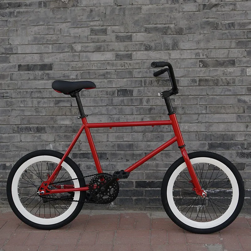 Высококачественный популярный велосипед с фиксированной передачей в стиле ретро для мальчиков и девочек, 20 дюймов