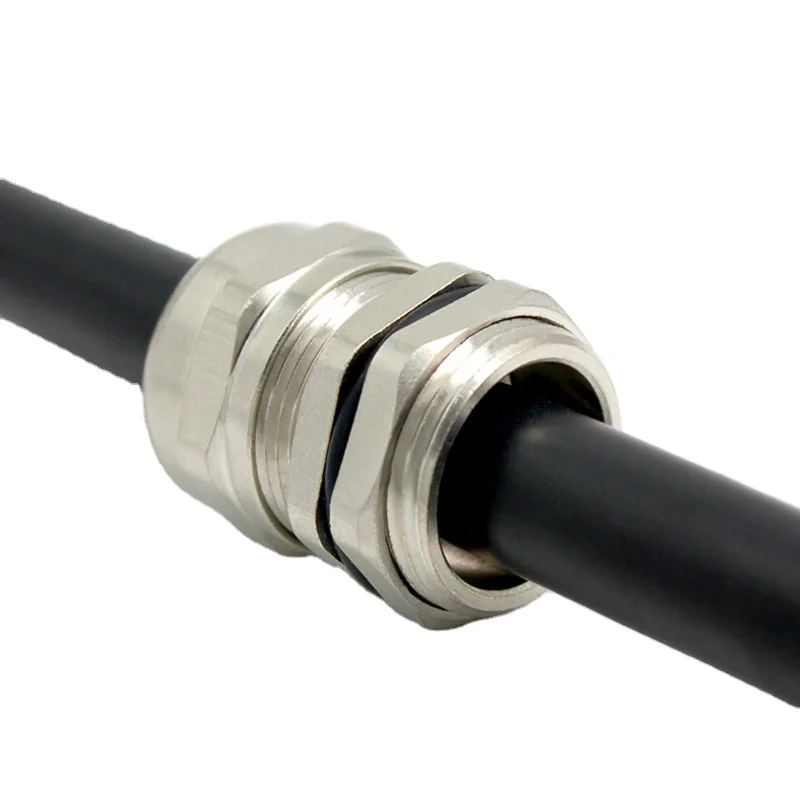 Free Sample M8 M12 M14 M10 Metal Electrical Cable Gland Metric Thread Small Size IP68 Enclosure Gland