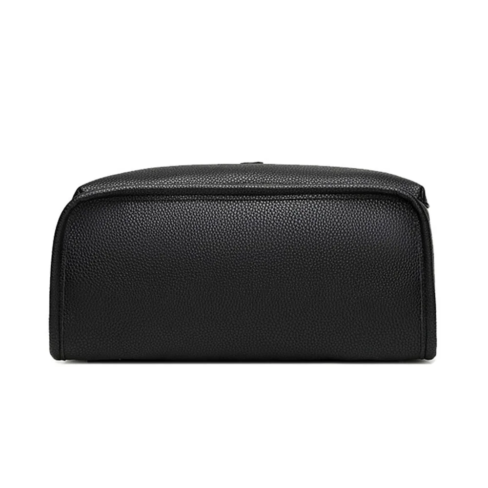 Индивидуальный брендовый мужской вместительный деловой Повседневный стильный женский уличный современный кожаный дорожный рюкзак для ноутбука