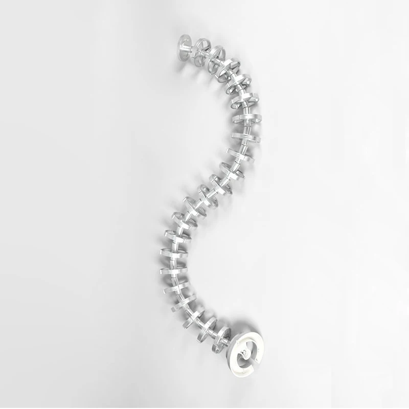 High Quality  Adjustable Height Cable Management spine Underdesk PC Wire Cable Tidy Management Underdesk Snake wire organizer