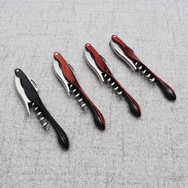 Factory Direct Home Accessories Multi-Functional Stainless Steel Handle Corkscrew for Opening Wine Bottles Kitchen Type