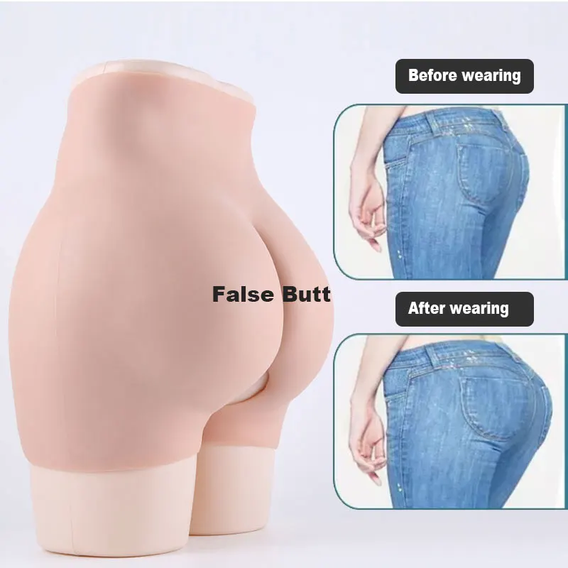 Wide Sexy Hip Pants Enhance Bubble Butt Transgender Crossdresser Hip shaping False Butt Silicone One Piece Push Up Panties
