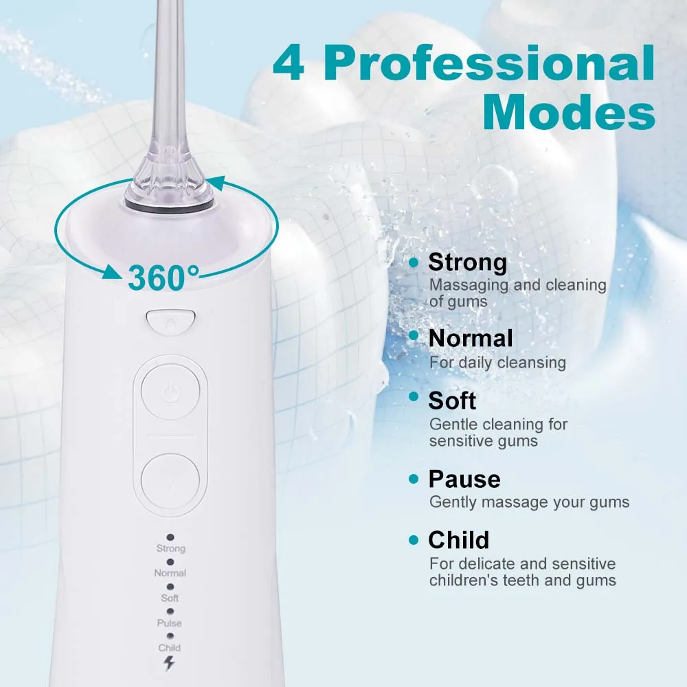 WINNING STAR ST-9817 IPX7  Waterproof Rechargeable Dental Jet Care Electric Professional Teeth Water Oral Irrigator