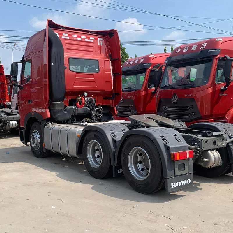 Китай Sinotruk Подержанный тягач 6x4 HOWO 371HP Prime Mover 420hp
