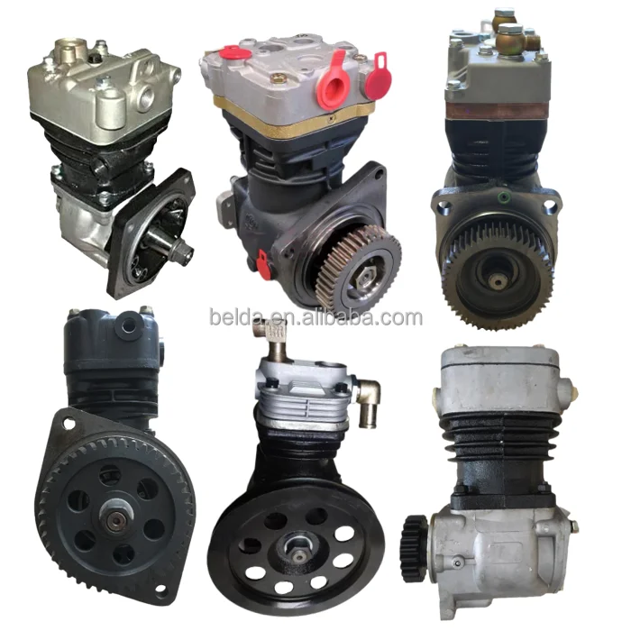 Heavy duty truck Air brake compressor fit for Hino Isuzu hyundai Mitsubishi daewoo  truck