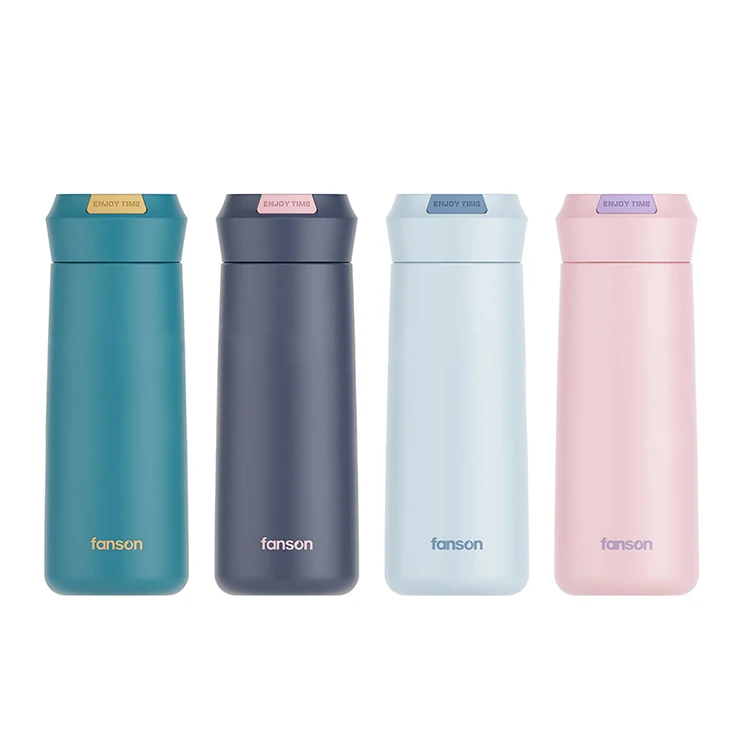 Guangzhou factory wholesale custom 350ml 304 stainless steel thermal insulated cycling sport water bottle