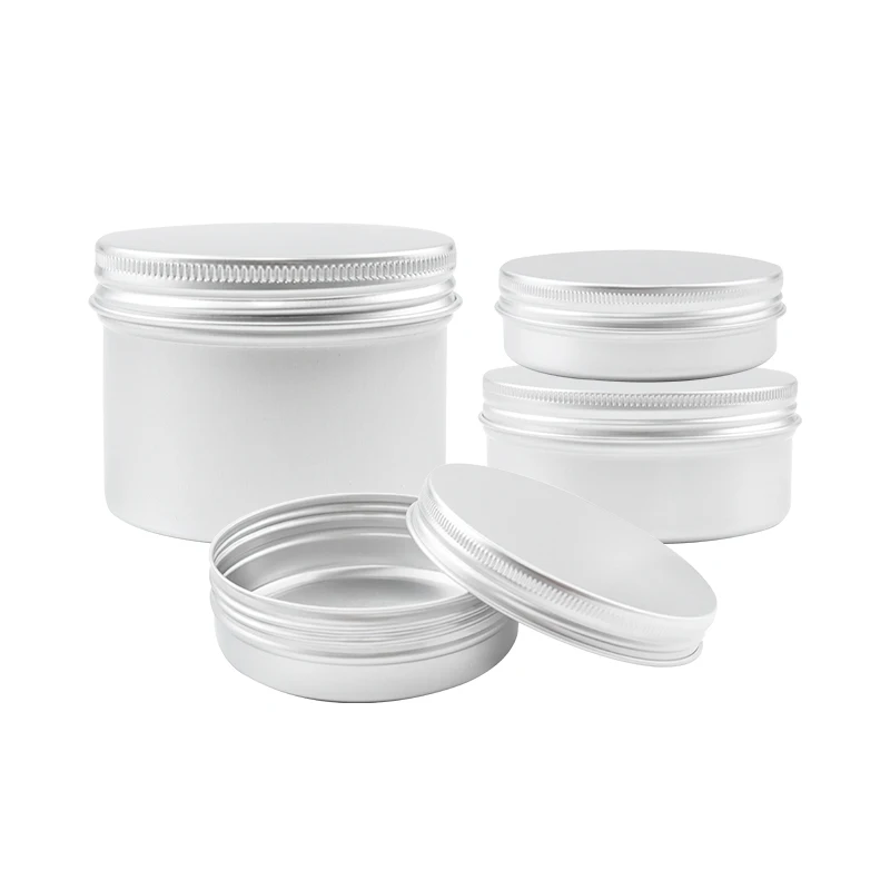 Factory Custom Small round Empty Metal Can Container Custom Aluminium Jar for Candle Tin Packaging