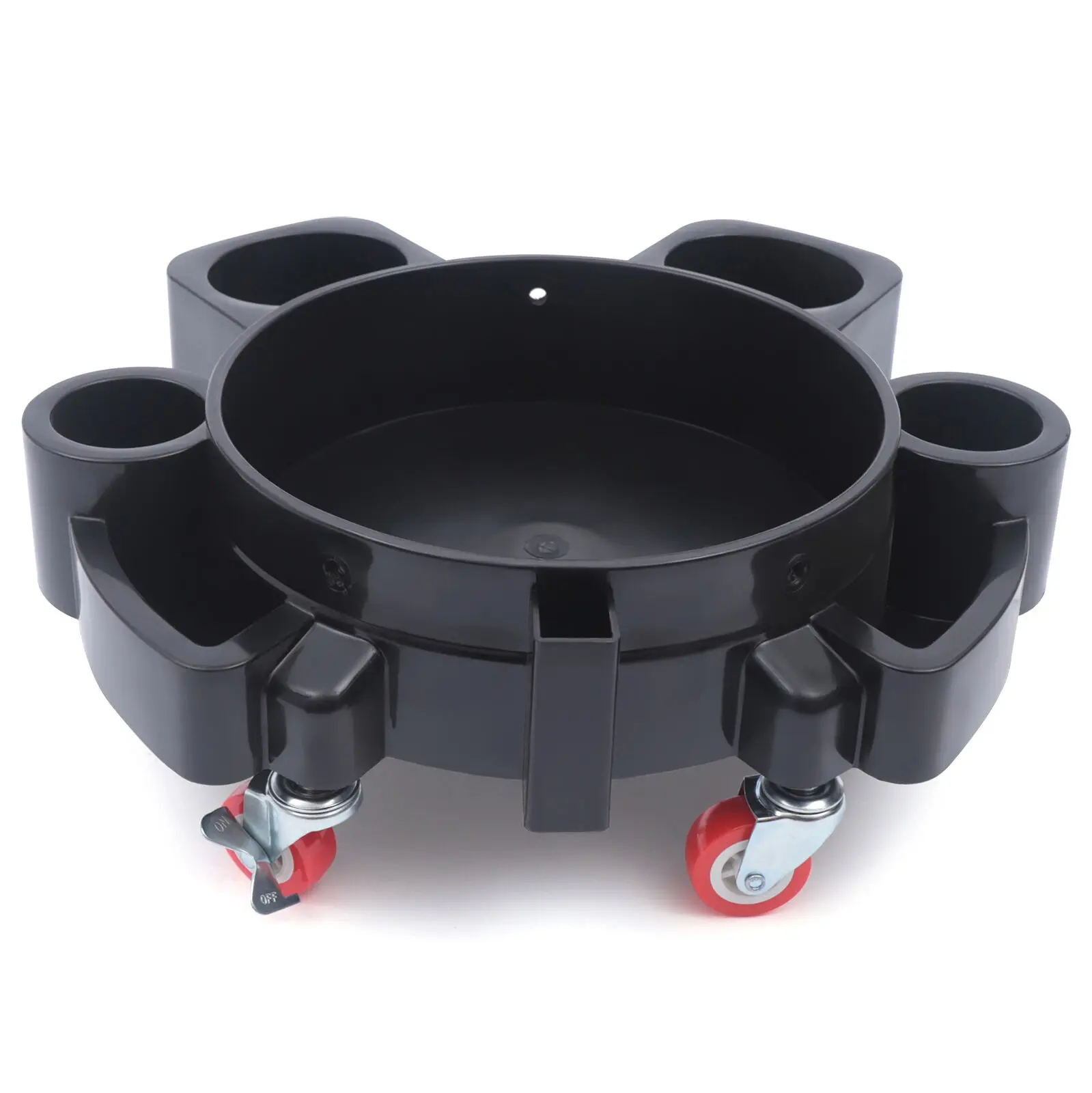 Heavy Duty Auto Drive Durable Bucket Dolly Mop Car Wash Drum Cart Rolling Dolly