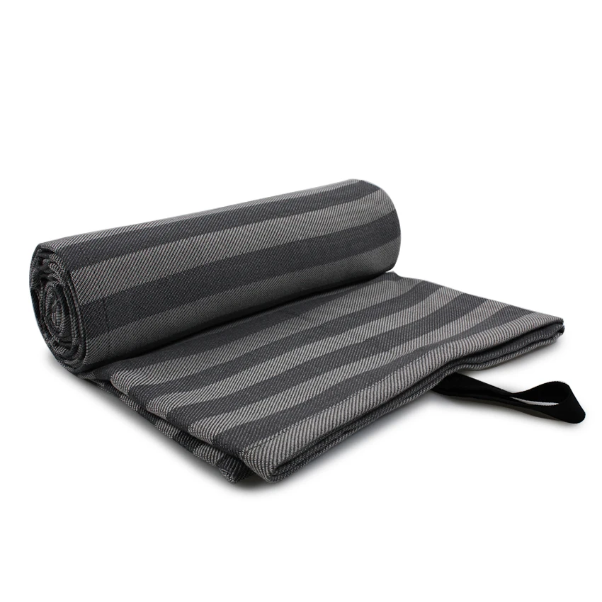 Wholesale Custom Embroidered Woven Polyester Throw Airline Blanket Reversible Fleece Travel Comfort Blanket