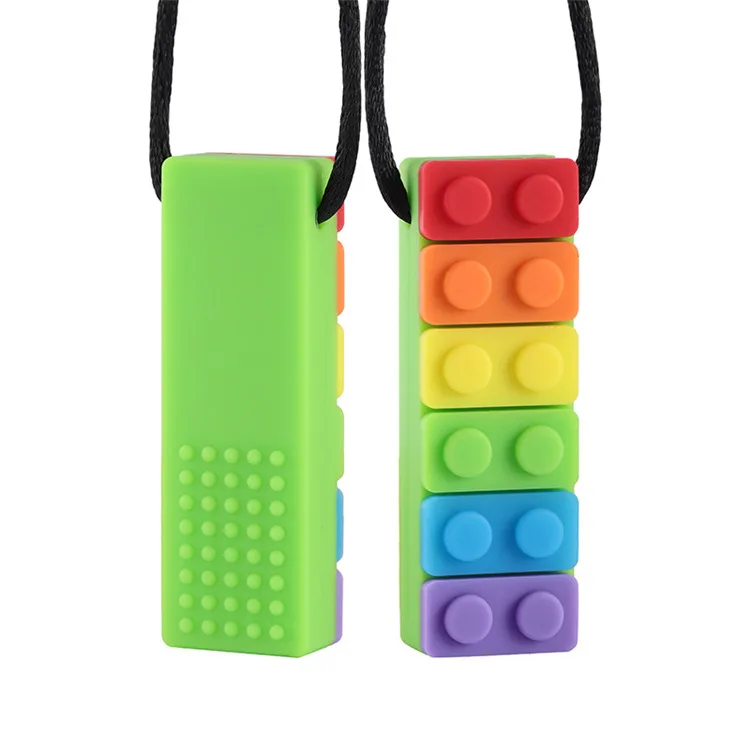 Autism Multi Color Bite Release Pain Infant Training Tooth Chewy Sensorial Toy Sensory Toys Baby Teether