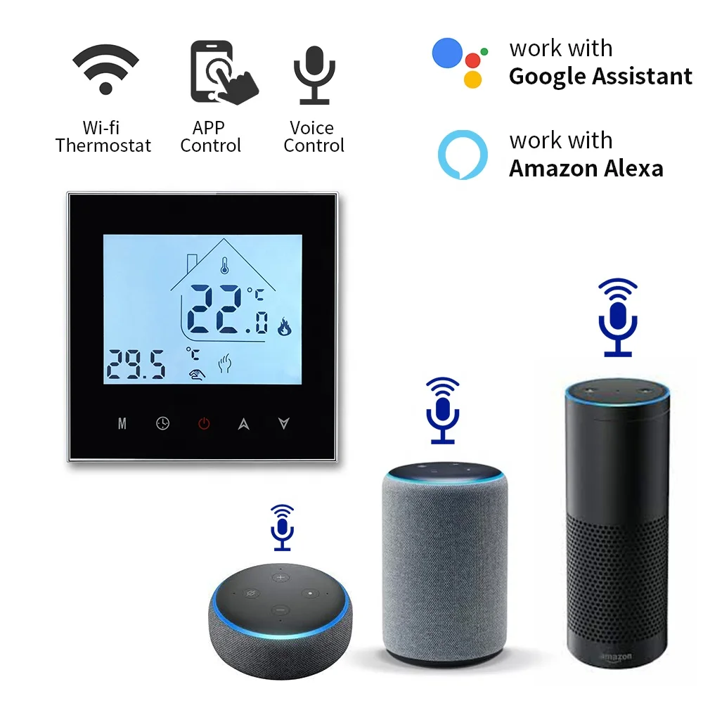 Heat Cool Home Airconditioning Air Conditioner Digital Tuya Wireless Refrigerator Wifi Thermostat For Hotel Pipe Mixing Valve