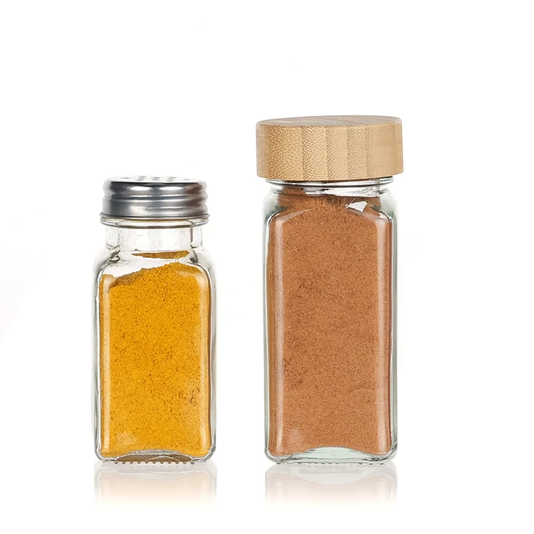 Spice Jars Wholesale Home Organization Household Baby Bottles Jars Glass Food Storage Container With Lids