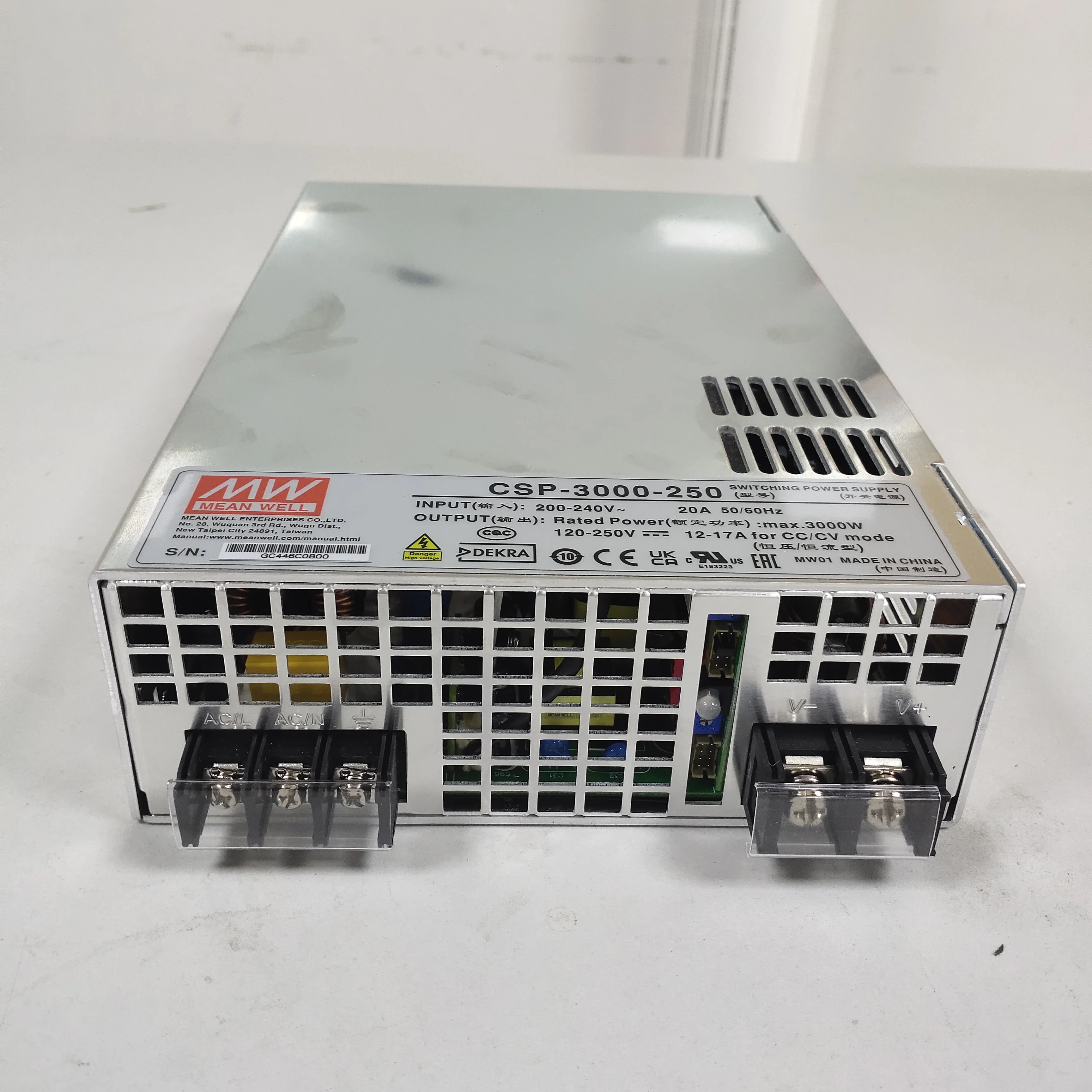 Meanwell Power Supply CSP-3000 Series LED Driver Pump Supply csp-3000-120 ac/dc Solar Energy System