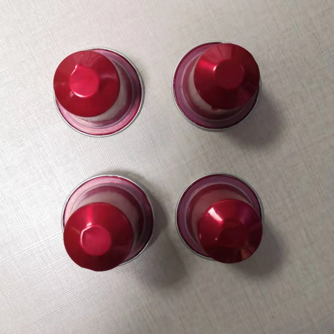 Empty 37 mm Nespresso Aluminum Foil Coffee cup Nespresso Pods