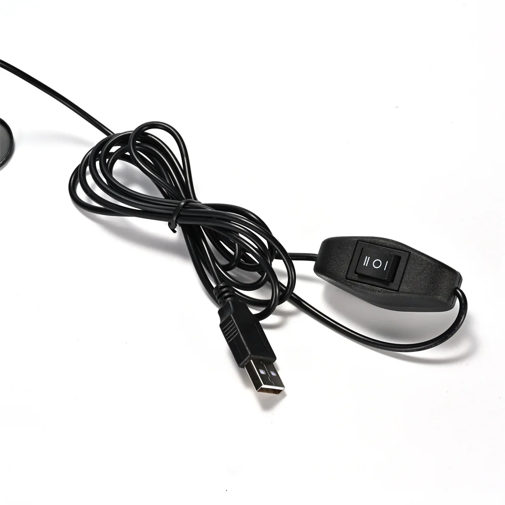 LED USB Desk Lamp Bedside Reading Book Light Changeable with Clip and USB Charger