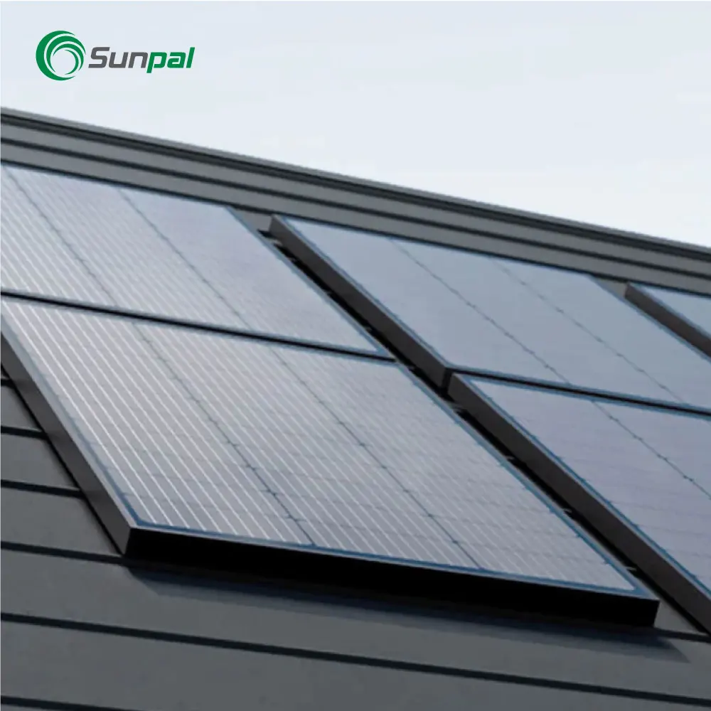 Sunpal Small Solar Panel Photovoltaic Power Output 100W 150W 200 Watt Mono Solar Panels Perc Eu Warehouse