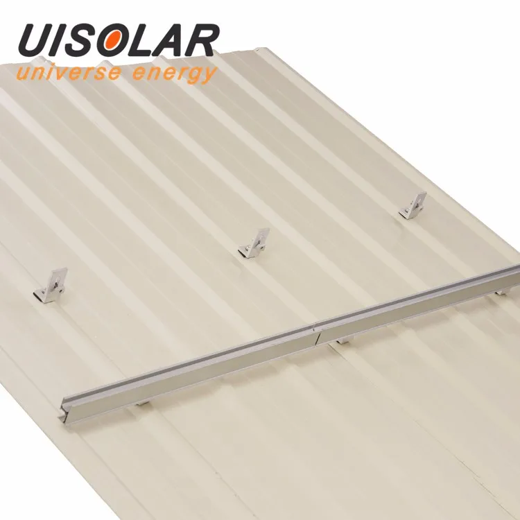 UISOLAR High Quality Solar Panel Photovoltaic Metal Roof Standing System Tin Roof Solar Mount Solar Roof Mounting System