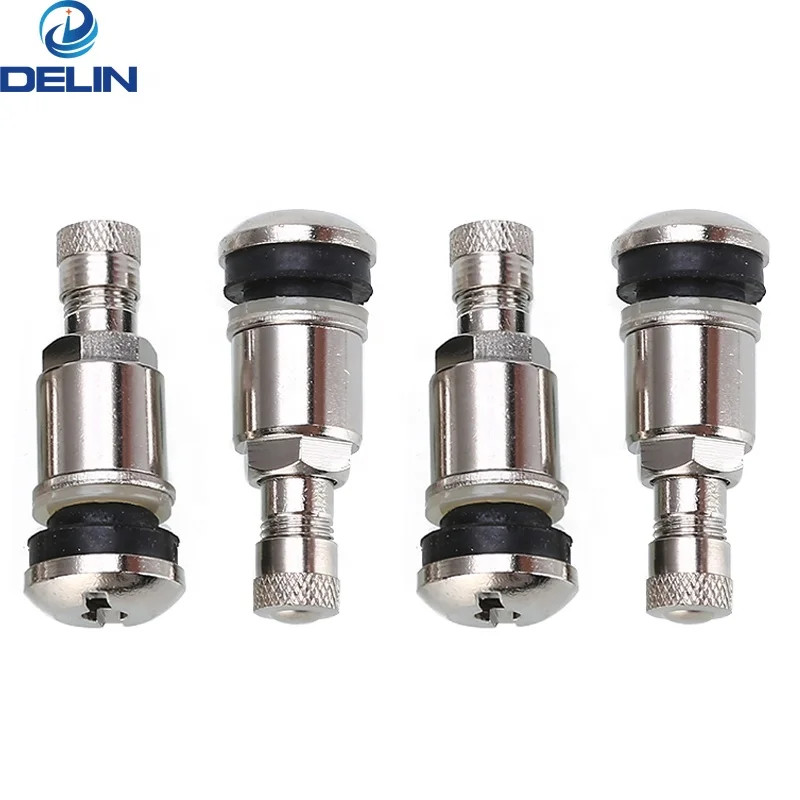 Car Metal Clamp-in Tubeless Tyre Tire valve stem Wheel Schrader Valves