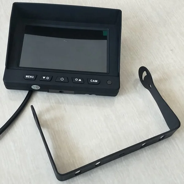 800x480 TFT ЖК-экран 5 дюймов автомобиля зеркало заднего вида монитор 2 канальный видео CVBS сигнала и 1 аудиовход с дистанционным управлением кронштейн
