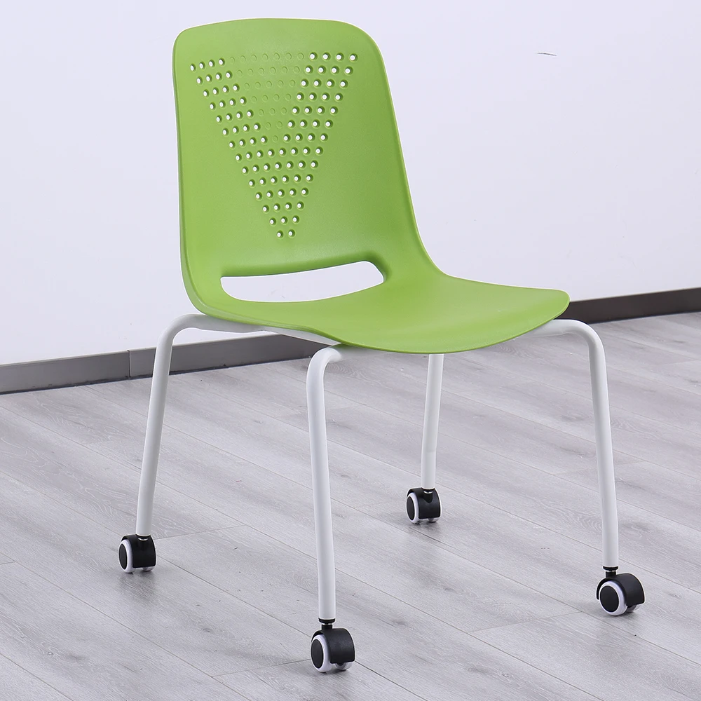 Фабрика Фошань, полипропиленовый стул с металлическими ножками, полипропиленовый Штабелируемый пластиковый стул для офиса, конференц-зала, мероприятий, тренировок, конференций