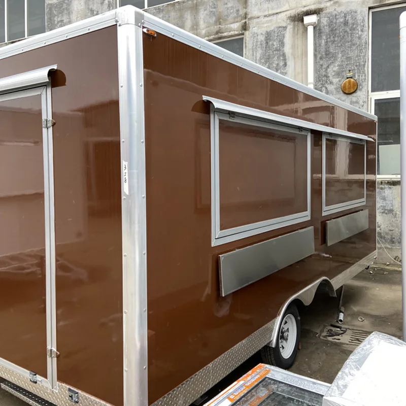 China truck mobile food trailer churro food trailer