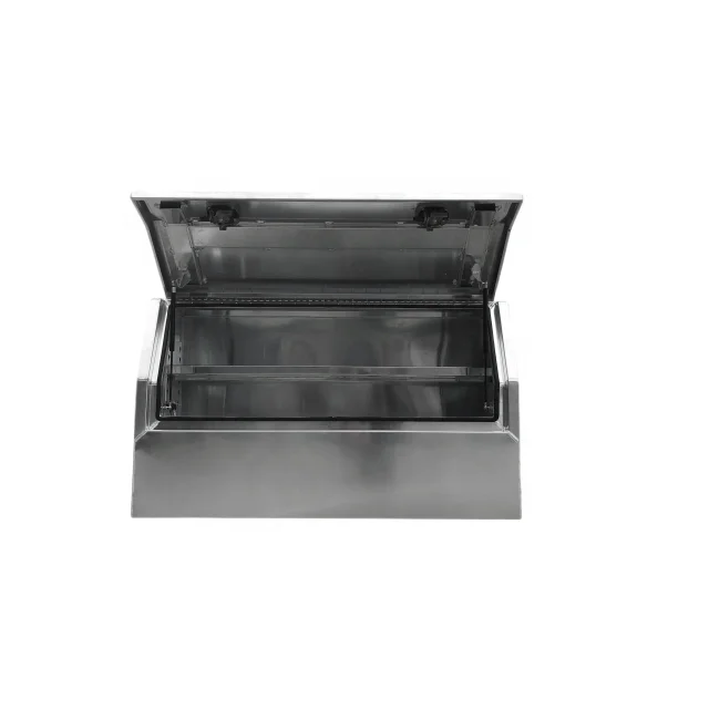 Waterproof Aluminum Plate Toolbox Side Open Tool Box Truck/Trailer bed