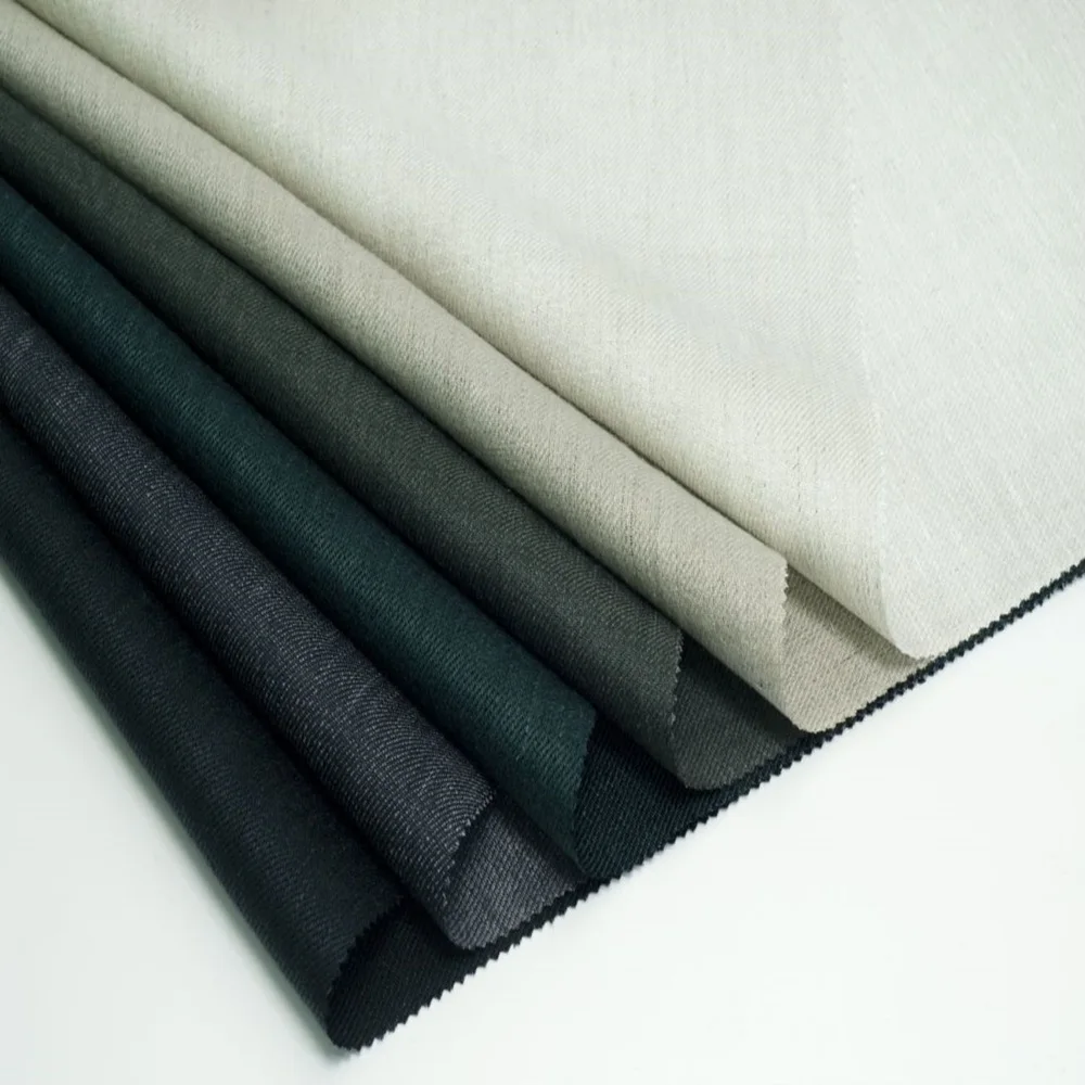 1290 оптовая продажа льняной ткани 200gsm натуральный 100% органический Лен чистый тканый однотонный окрашенный для одежды