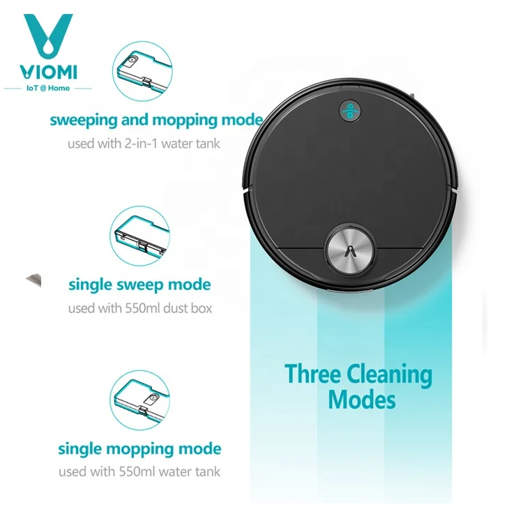  Робот-пылесос Xiaomi Viomi V3 4900 мА · ч 2600