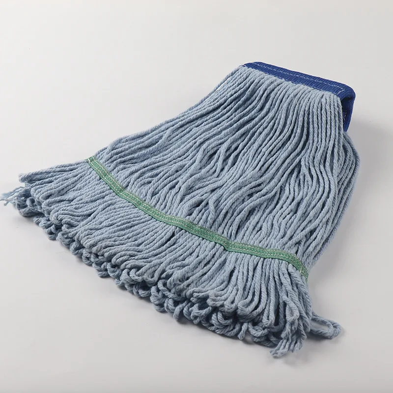 Heavy Duty 500g Pure White Cotton Mop Refill Industrial Cleaning Cotton Mop Head Reusable Mop Head